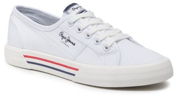 Pepe Jeans buty PLS31287 800 biały 36