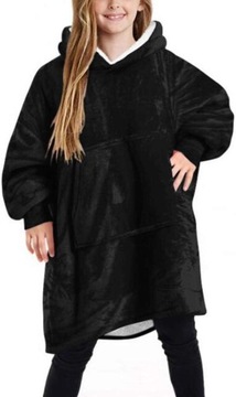 puszysty sherpa polar olbrzymi bluza z kapturem z kieszenią
