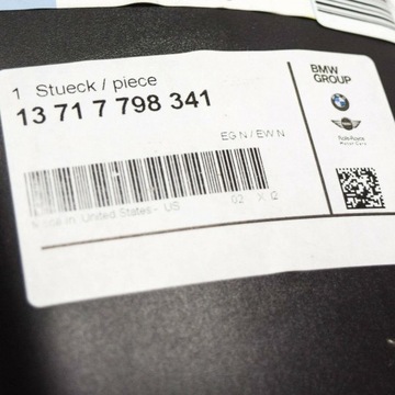 ANSAUGKANAL BMW X5 E70 X6 E71 ORIGINÁLNÍ 13717798341