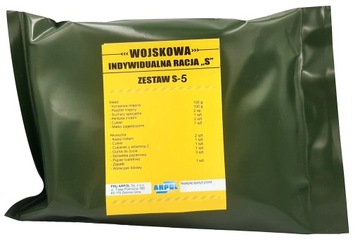 WOJSKOWA ŻELAZNA RACJA ŻYWNOŚCIOWA SUCHA S-5