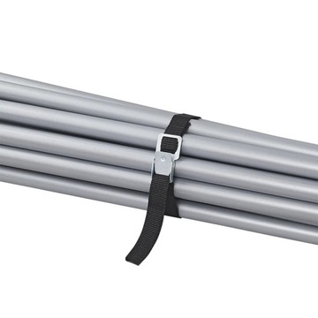 ТЕКСТИЛЬНЫЕ РЕМНИ ДЛЯ ВЕЛОСИПЕДОВ, 4 шт, 40 см, для велосипедов, черные, прочные