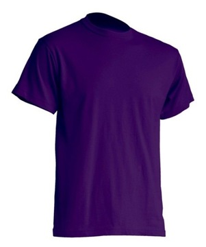 T-SHIRT MĘSKA koszulka PREMIUM 190g JHK TSRA-190 fiolet PU r. XXL