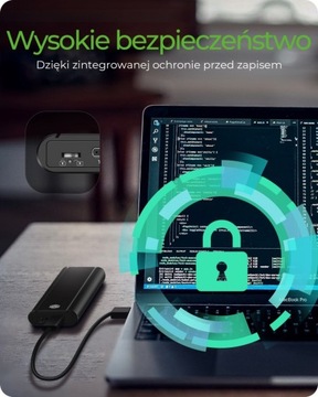 Корпус твердотельного накопителя M2 NVMe USB3.2 Gen2 Type C, 10 Гбит/с