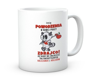 Prezent kubek 330 na pożegnanie koleżanek kolegów.