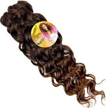 Rastafri Afroloki Syntetyczne Włosy Loki Do Wplotu Hawaii Curl 1/30