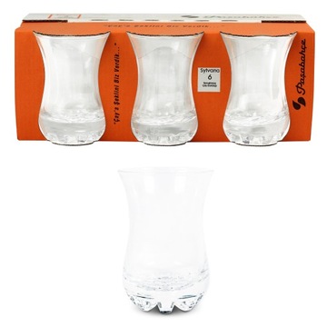 6x SZKLANKA TULIPAN SYLVANA 100 ML PASABAHCE TURECKA SZKLANKI KOMPLET