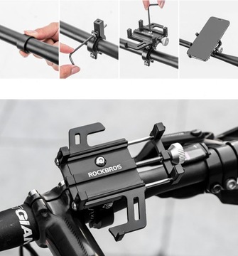 Велосипедный держатель для телефона на 360° ROCKBROS 699-BK