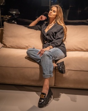 кобальтовые женские мокасины, туфли-трапперы Karino 37