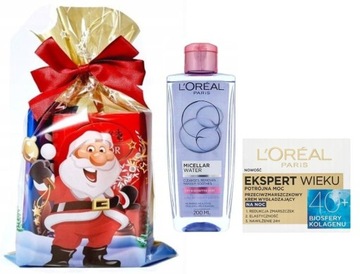 Zestaw Prezent dla Kobiety Loreal Expert Krem na noc + Płyn Micelarny