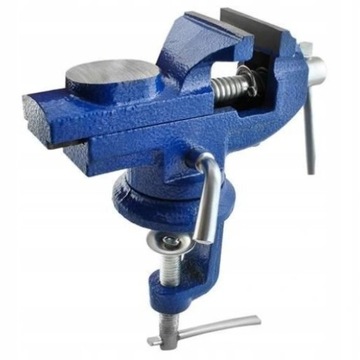 IMADŁO ŚLUSARSKIE OBROTOWE Z KOWADŁEM ŻELIWNE DWUSZCZĘKOWE STALOWE 55MM