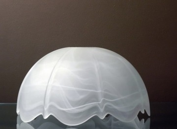 Klosz szklany duży 30cm do żyrandoli,lamp,E27
