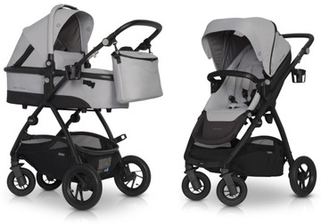 Детская коляска Easy-Go Optimo Air 4в1, база isofix