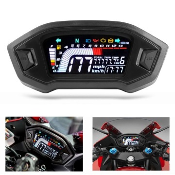 ЦИФРОВОЙ ТАХОМЕТР 13000RPM LCD LED МОТОЦИКЛ КВАДРОЦИКЛ