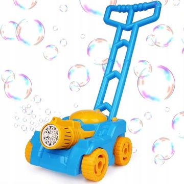 Косилка SOAP BUBBLE, на батарейках, светодиодная лампа для детей + BUBBLE LIQUID