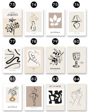 МИНИМАЛИСТИЧЕСКИЕ ПОСТЕРЫ СОВРЕМЕННЫЕ МНОГИЕ ДИЗАЙНЫ НАСТЕННЫЕ ПОСТЕРЫ a3 3 шт.