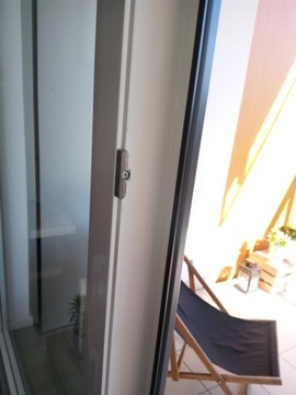 Rączka palacza słupek stały z uchwytem ALUMINIOWYM w kolorze Złoty dąb