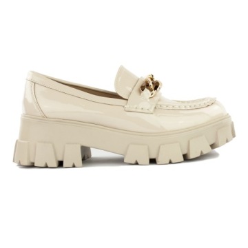 Półbuty WORKERY trapery SLIPPERY beżowe (37)