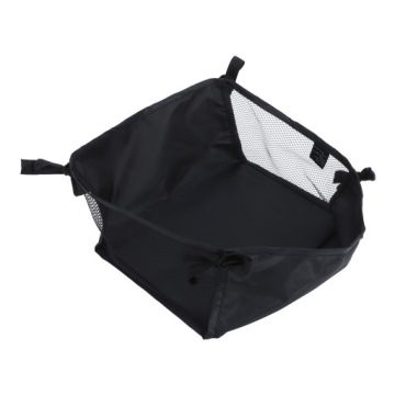 Чорний Oxford Cloth Baby Візок Bottom Storage Органайзер Баскетбол