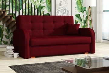 rozkładana sofa VIGA III GOLD zaokrąglone boki