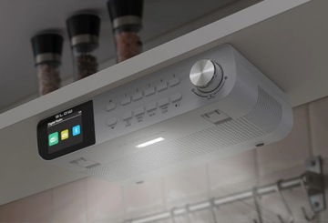 RADIO KUCHENNE PODSZAFKOWE PODWIESZANE FM/DAB+ BLUETOOTH ANTENA LATARKA LED