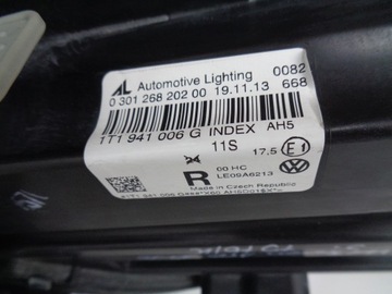 ФАРА ПРАВАЯ VW TOURAN 1T 1T0 10-15