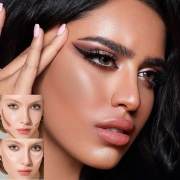 Крем-карандаш для контуринга, 2 цвета, кремовая бронзовая палитра для контуринга