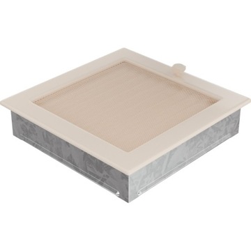 Kratka wentylacja kremowa z żaluzją 22x22+ gratis