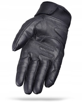 WOLF KRÓTKIE SKÓRZANE RĘKAWICE MOTOCYKLOWE STILO BLACK XL