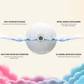 Мини-посудомоечная машина с питанием от USB, высокая эффективность