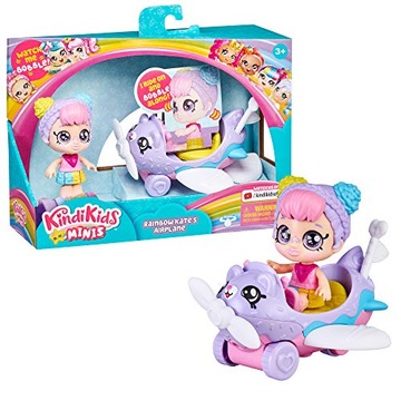 Lalka Kindi Kids Minis Samolot Rainbow Kate laleczka z samolotem