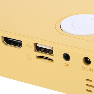 Светодиодный мини-проектор высокой четкости 1080p