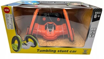 POJAZD ZDALNIE STEROWANY TUMBLING STUNT CAR 360 Pomarańczowy.