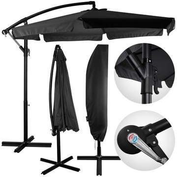 БОЛЬШОЙ СКЛАДНОЙ САДОВЫЙ ЗОНТ С РУЧКОЙ И Оборочкой 300 СМ + БЕСПЛАТНО