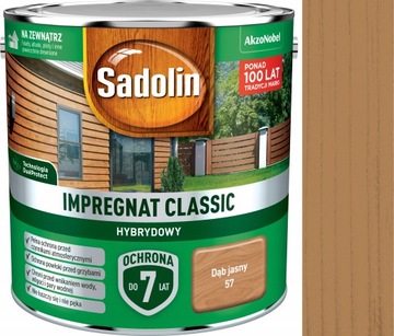 SADOLIN CLASSIC IMPREGNAT 2,5L DĄB JASNY