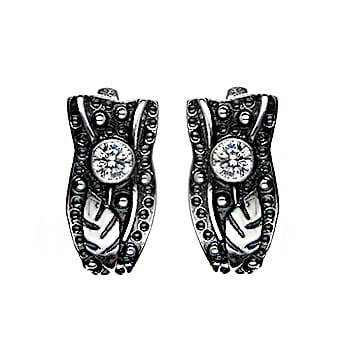 Modne eleganckie kolczyki srebro 925 K548