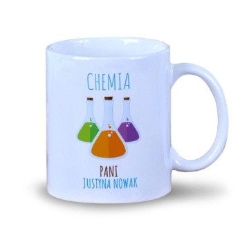 Кружка учителю ХИМИИ + любое ИМЯ