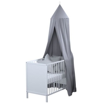 Желтый Типи Балдахин над кроватью, серебристо-серый