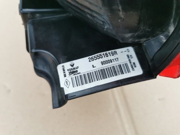 DACIA DOKKER 12- SVĚTLO ZADNÍ LEVÝ PĚKNÝ 265551619R