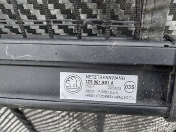 OCTAVIA II KOMBI ROLETA KUFRU PŘEPÁŽKOVÁ 1Z9.861.691A