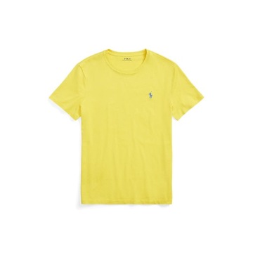 koszulka meska polo ralph lauren bawelniana tshirt meski żółty PREMIUM
