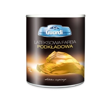 GUARDI Farba Lateksowa Podkładowa Trwała Efekt Diamentowego Pyłu CIEMNE 1L