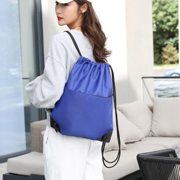 Рюкзак из ткани Оксфорд темно-синего цвета