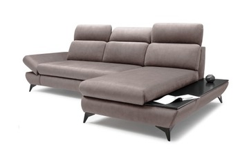 NAROŻNIK rozkładany z pojemnikiem sofa narożna