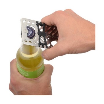 Nite Ize — стальной кошелек с открывашкой и отверткой