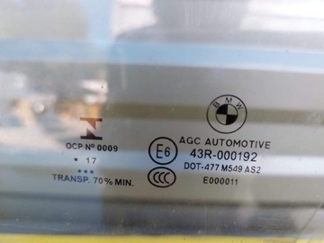 BMW G30 SKLO (OKNO) LEVÝ PŘEDNÍ G31