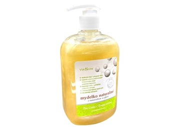 VinSVin Mydełko Naturalne z Nanosrebrem 500ml