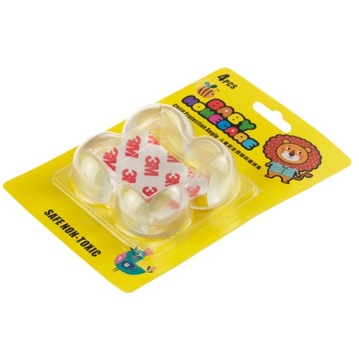 ЗАЩИТА ДЛЯ ДЕТСКОГО СТОЛА УГЛОВЫЕ КРЫШКИ, 4 ШТ, СИЛИКОН