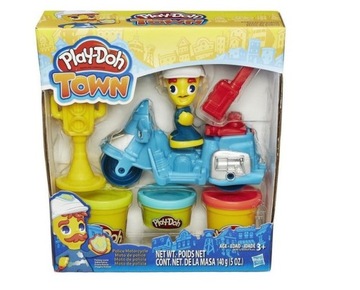 PLAY DOH TOWN MOTOCYKL POLICYJNY B5975 + TUBA