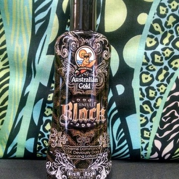 АВСТРАЛИЙСКОЕ ЗОЛОТО SINFULLY BLACK ДЛЯ ЗАГАРА ТЕЛА