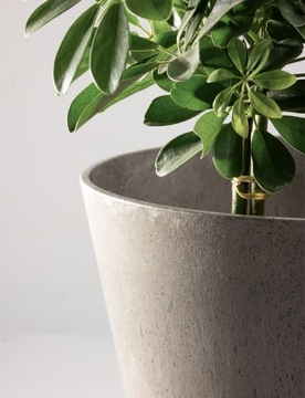 ЭКО ЦВЕТОЧНЫЙ ГОРШОК ДЛЯ ТЕРРАСЫ БАЛКОН САД ЦВЕТОЧНЫЙ ГОРШОК 38см С МОРОЗОСТОЙКОЙ ВСТАВКОЙ